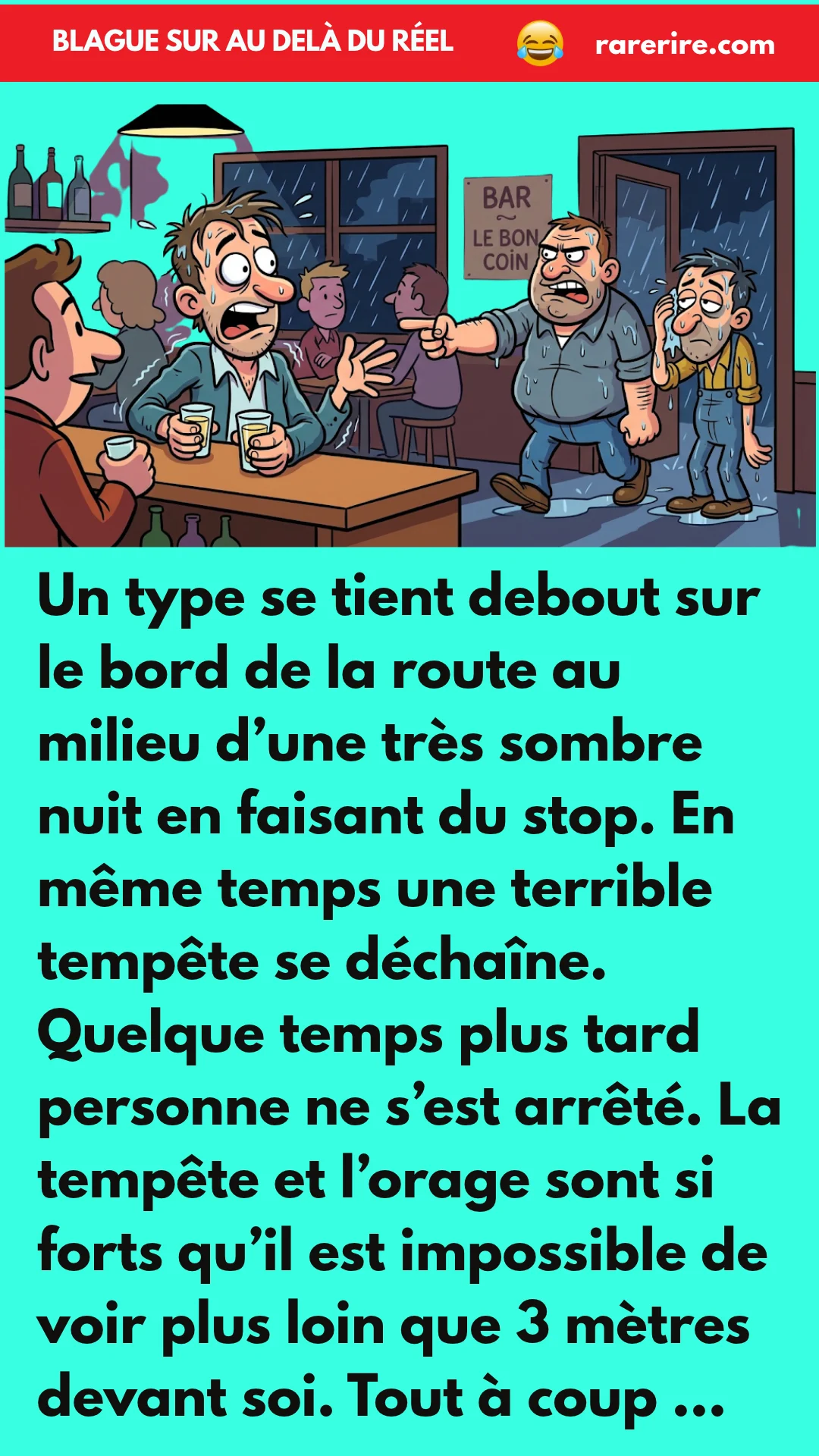 BLAGUE SUR AU DELÀ DU RÉEL