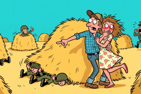 BLAGUE SUR A L’ABRI DES REGARDS …