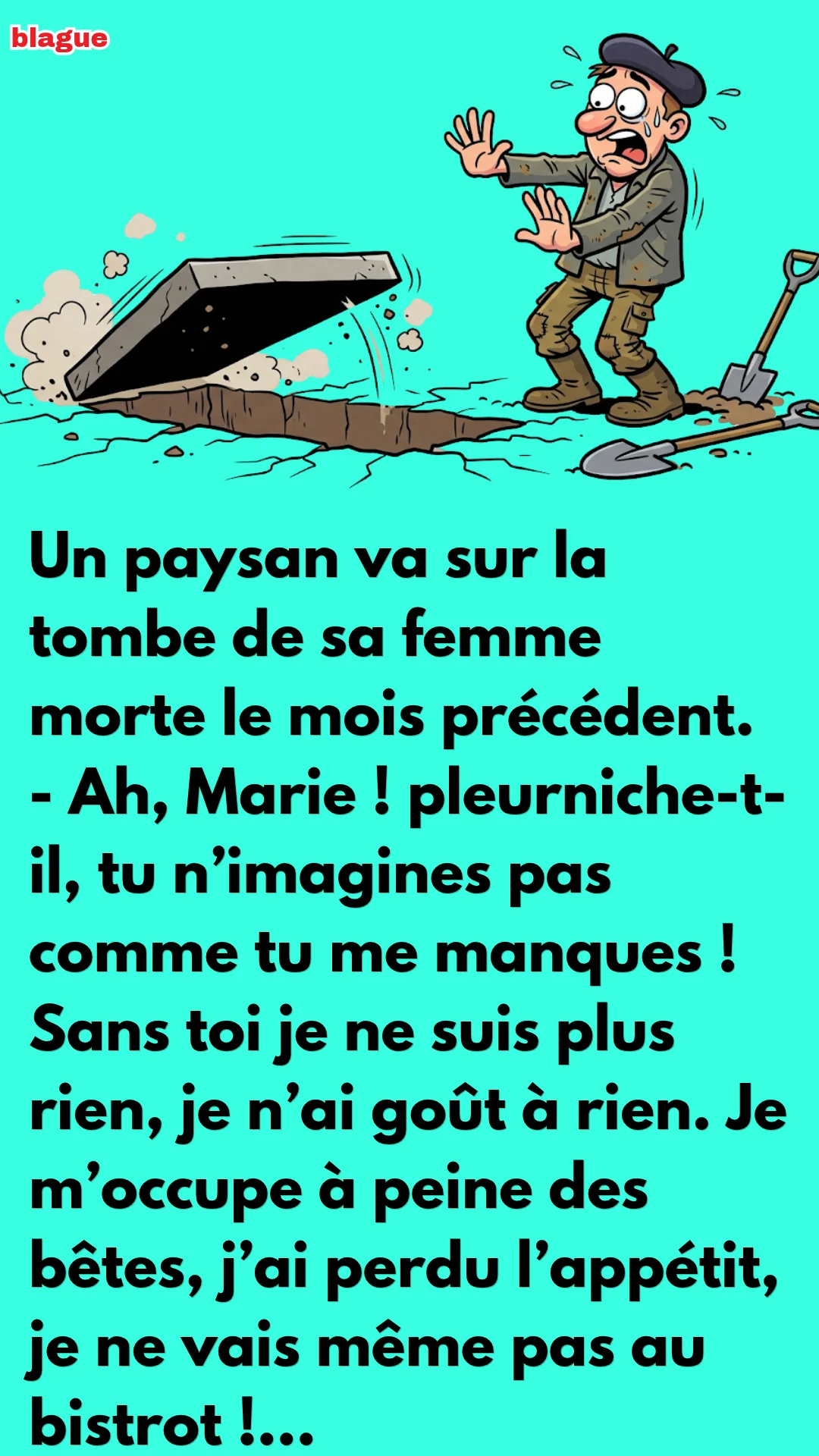 BLAGUE SUR AU CIMETIÈRE
