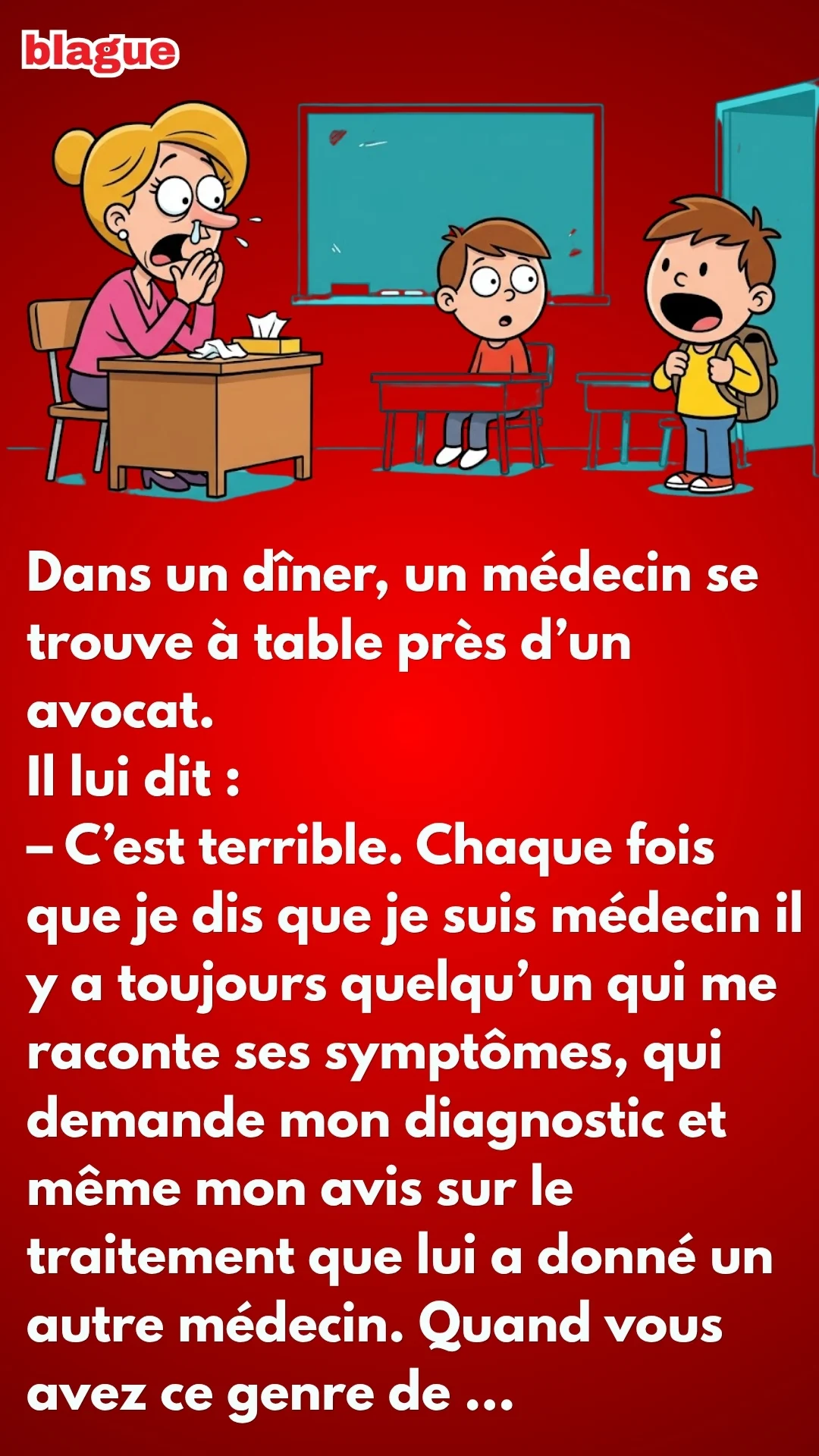 BLAGUE SUR CONSULTATION