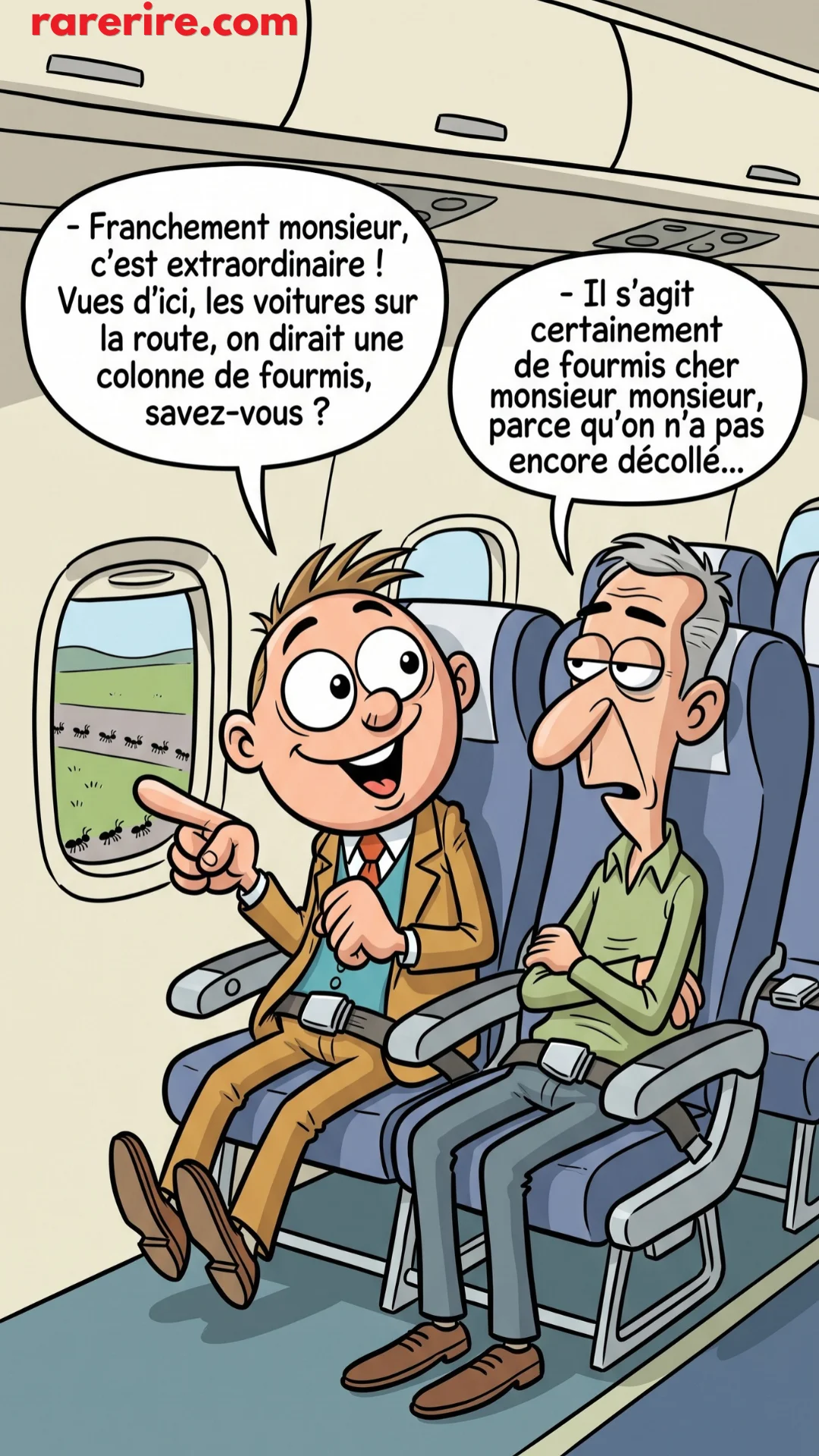 BLAGUE SUR EN AVION