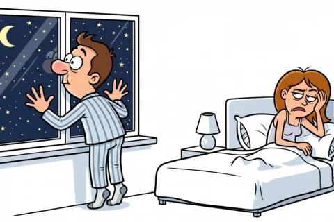 BLAGUE SUR LA BELLE NUIT DE NOCE