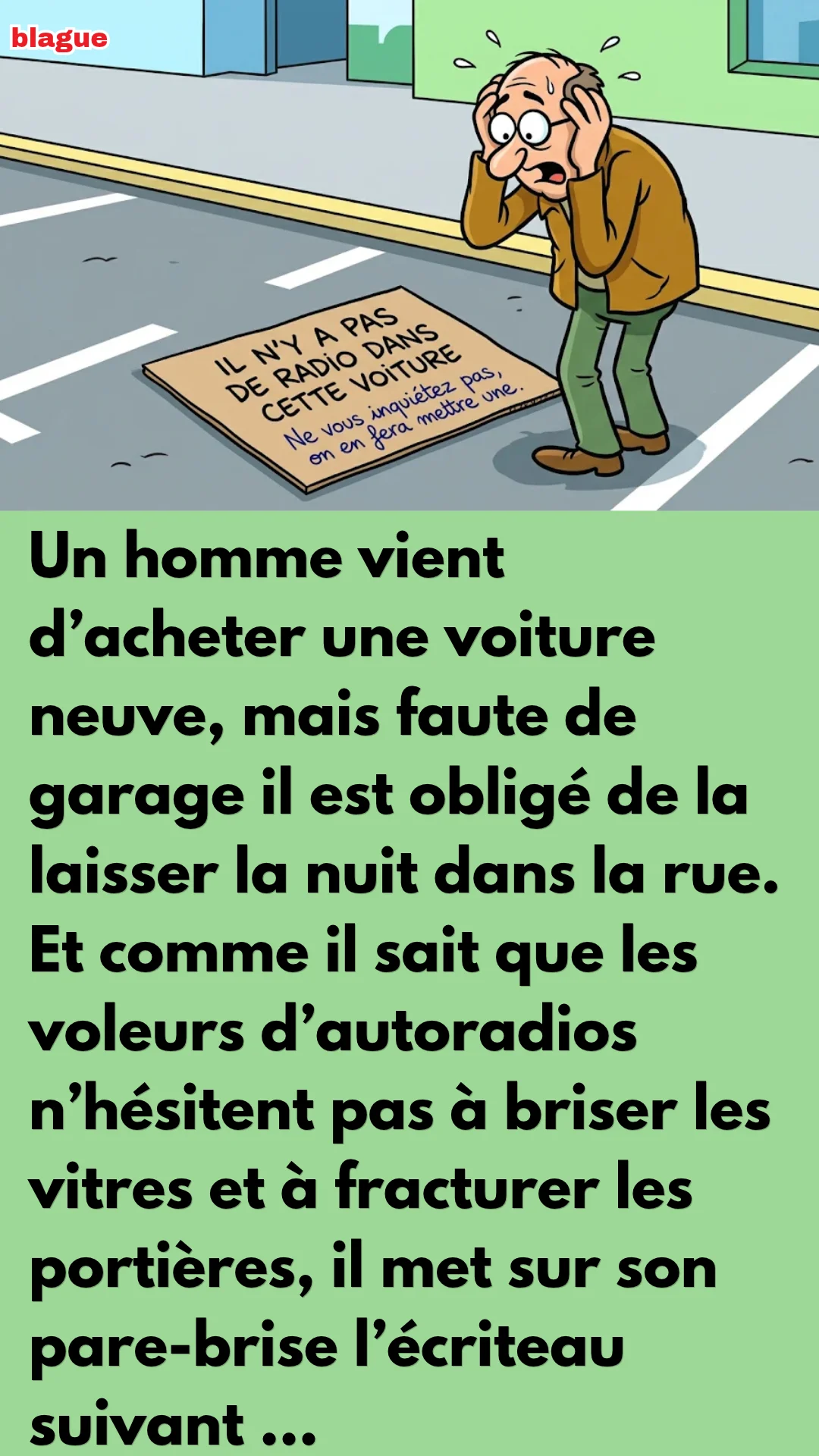 BLAGUE SUR L’AUTORADIO