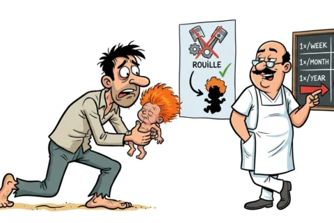 BLAGUE SUR LE BÉBÉ ROUX