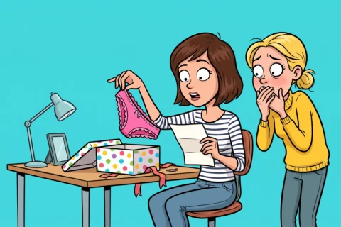 BLAGUE SUR LE CADEAU D’ANNIVERSAIRE