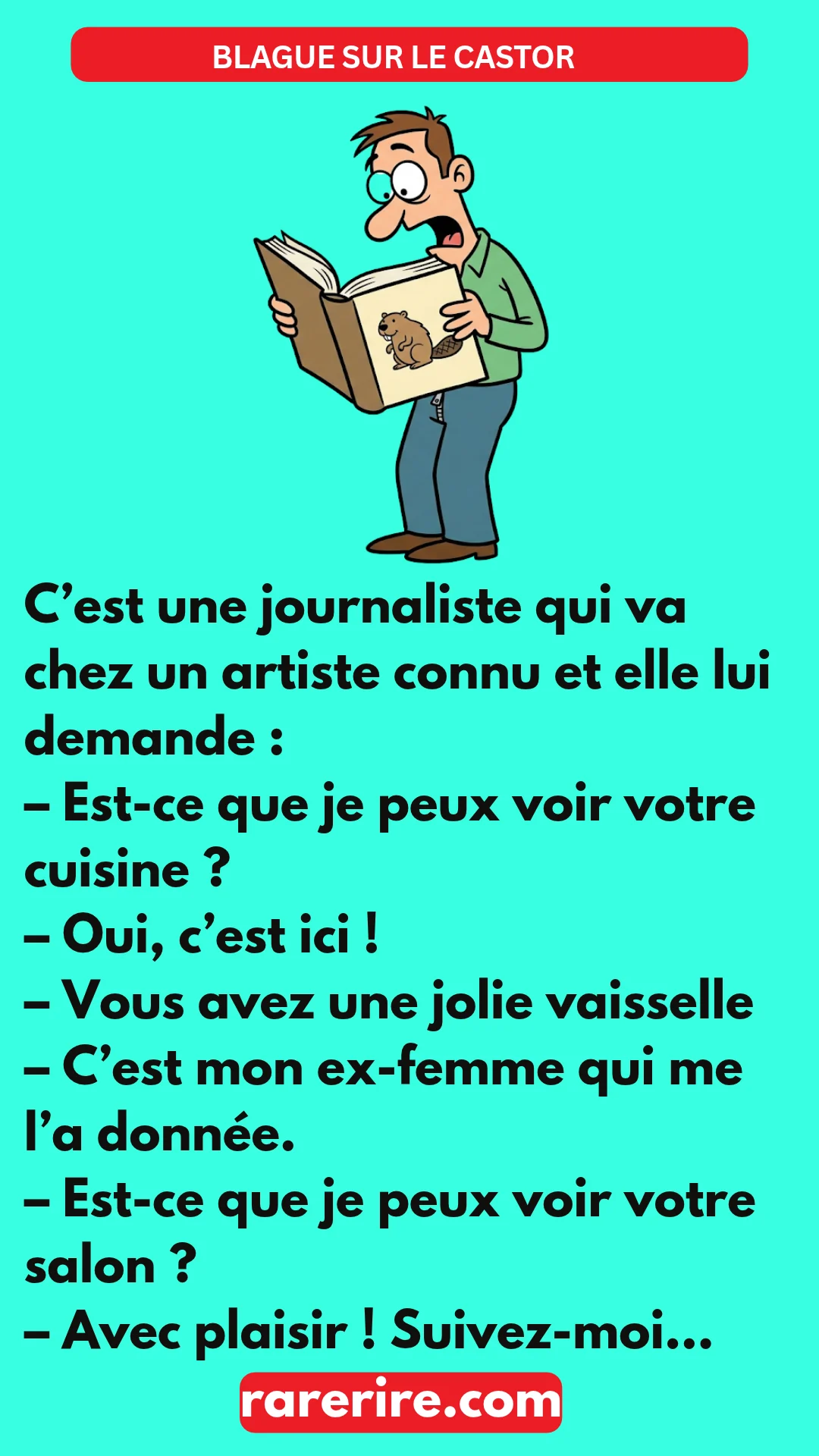 BLAGUE SUR LE CASTOR 