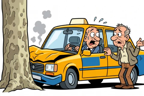 BLAGUE SUR LE CHAUFFEUR DE TAXI