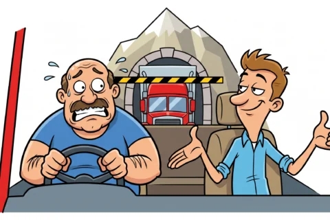 BLAGUE SUR LE TUNNEL