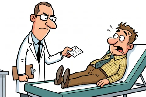 BLAGUE SUR LE VÉTO CHEZ LE MÉDECIN