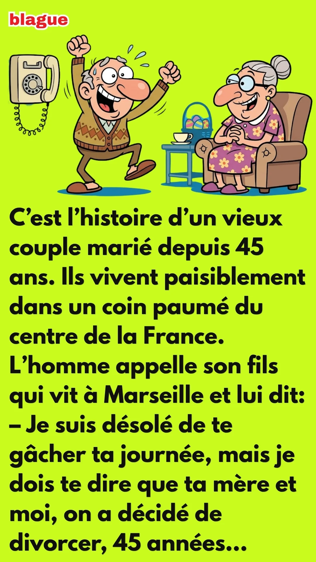 BLAGUE SUR LES PARENTS DIVORCENT !