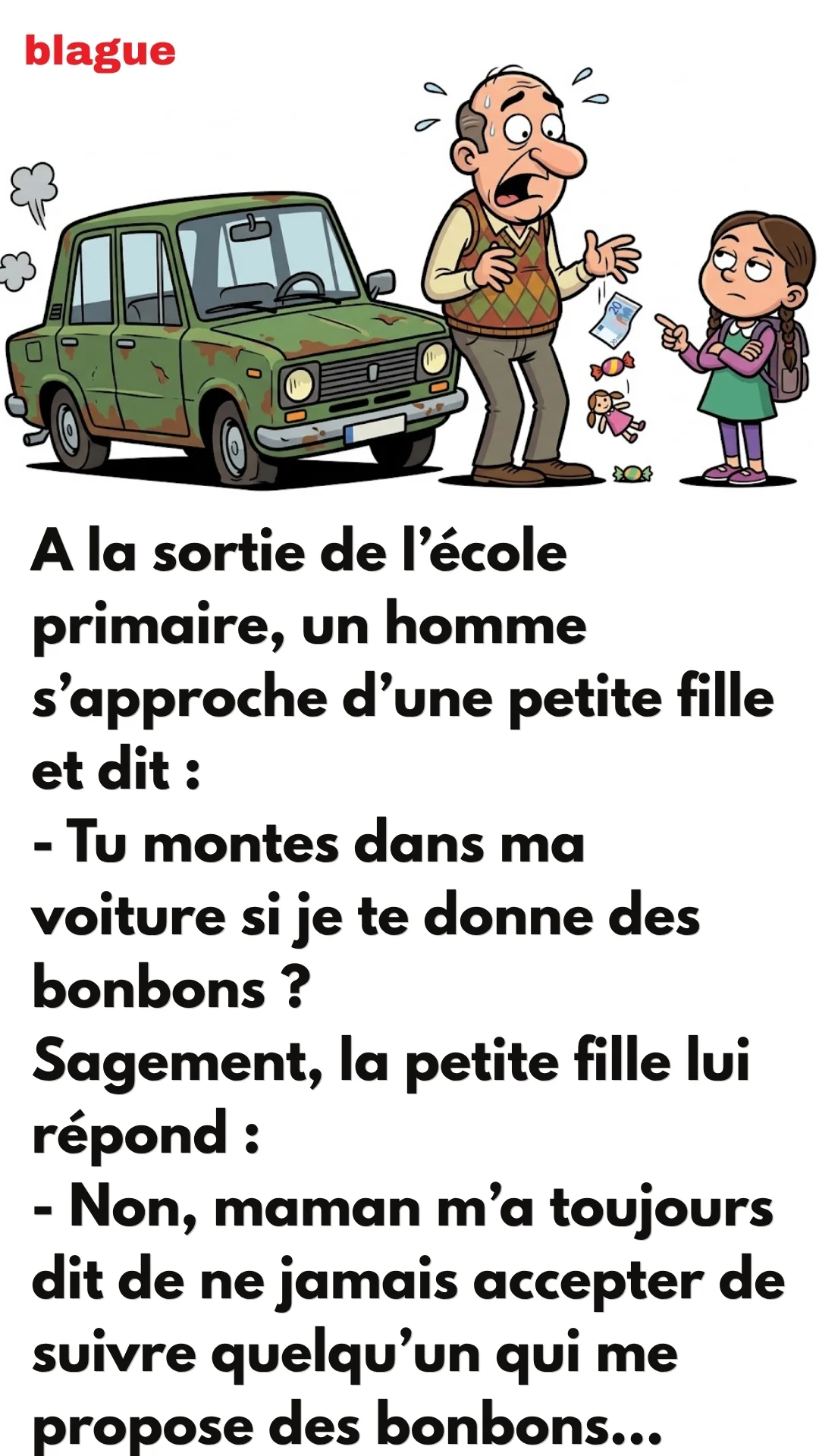 BLAGUE SUR NON JE NE MONTE PAS !!!