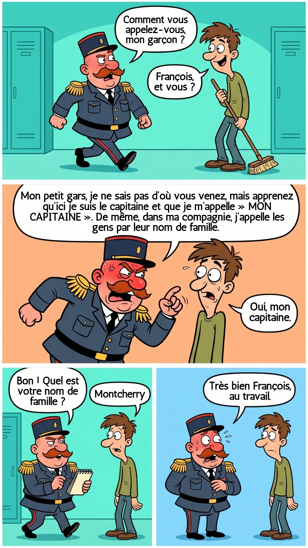 BLAGUE SUR OUI, MON CAPITAINE !