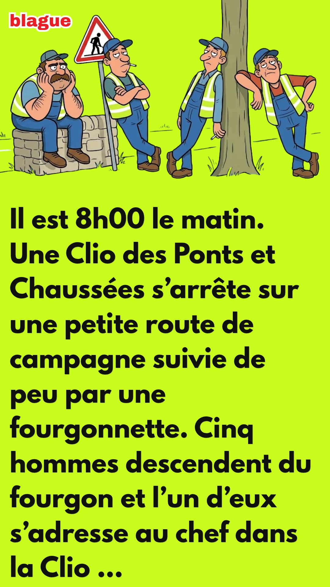 BLAGUE SUR PONTS ET CHAUSSÉES