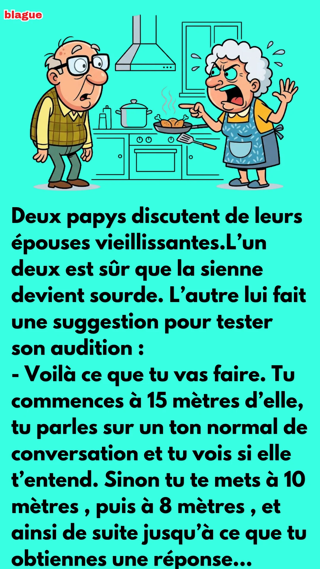 BLAGUE SUR PROBLÈME DE SURDITÉ