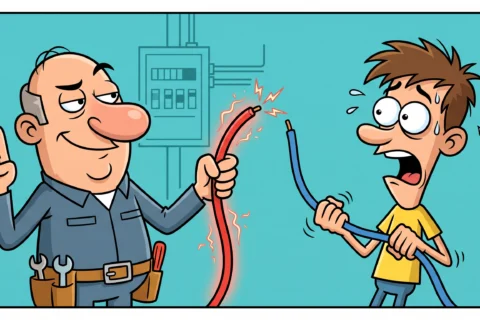 BLAGUE SUR L’ÉLECTRICIEN