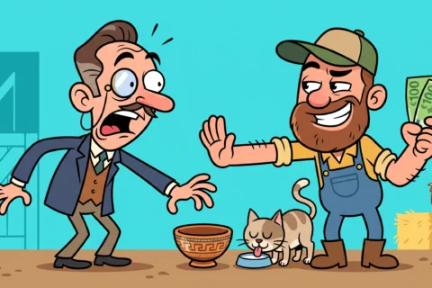 blague sur grand antiquaire