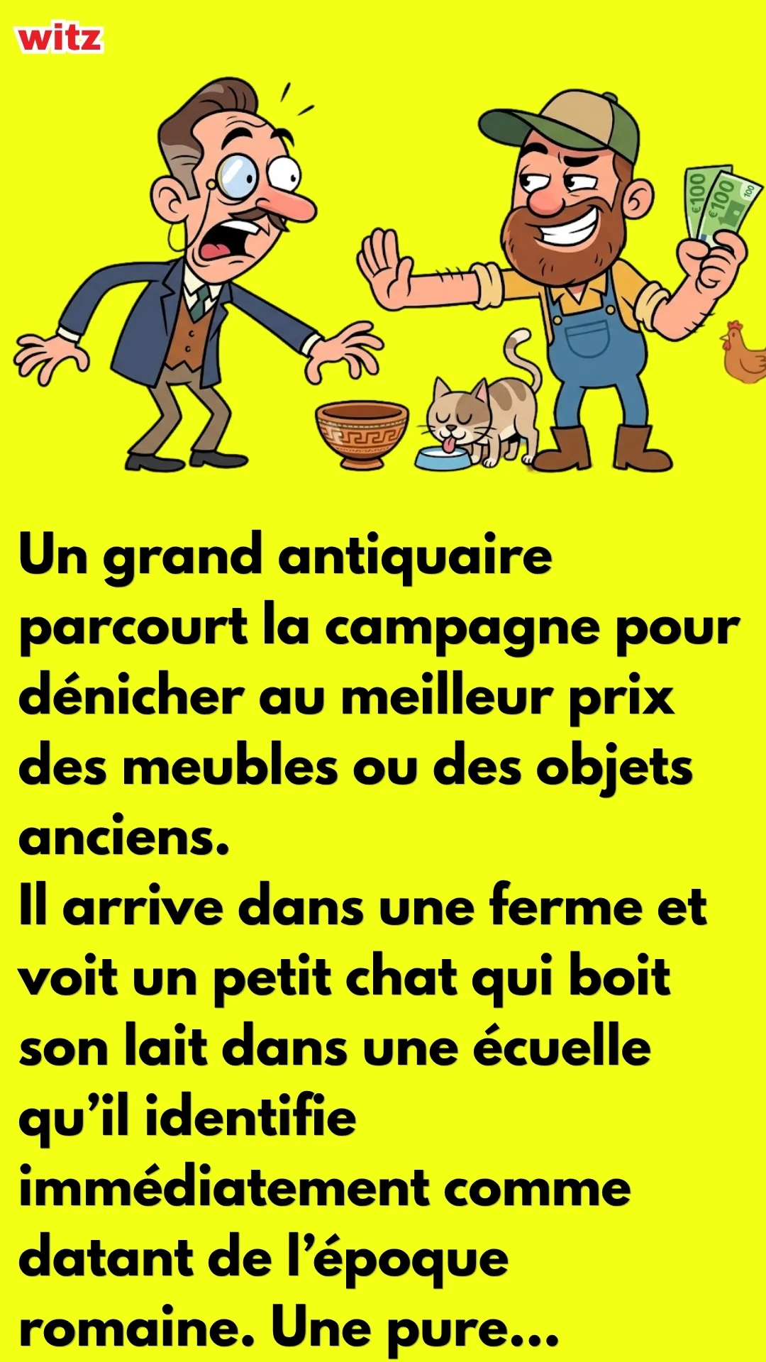 blague sur grand antiquaire 