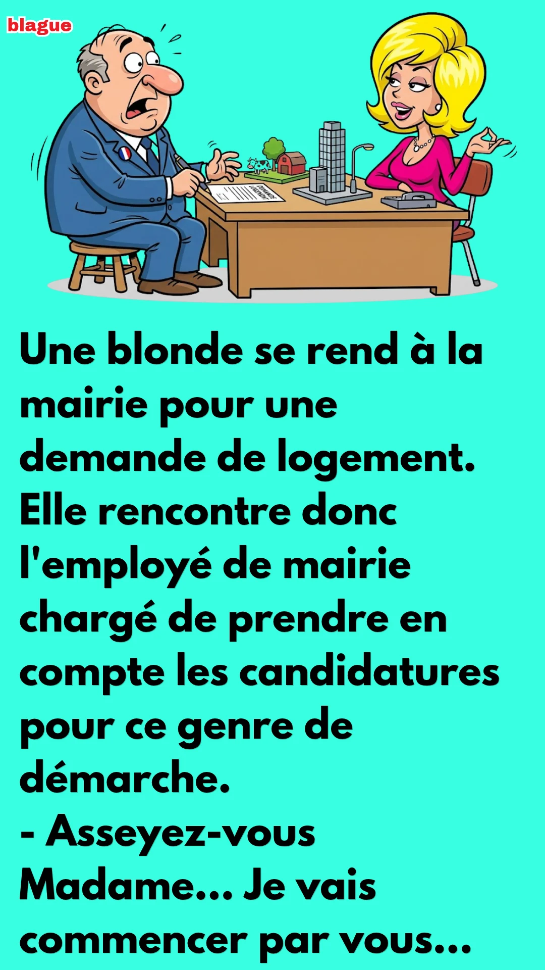 blague sur une demande de logement