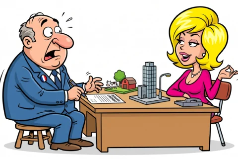 blague sur une demande de logement